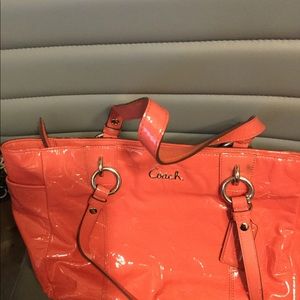 Coral Coach Purse